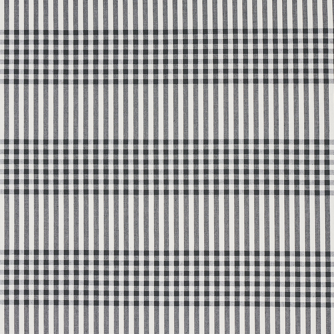 Bergen Plaid fabric in slate color - pattern number 80800 - by Schumacher in the Smith Street collection