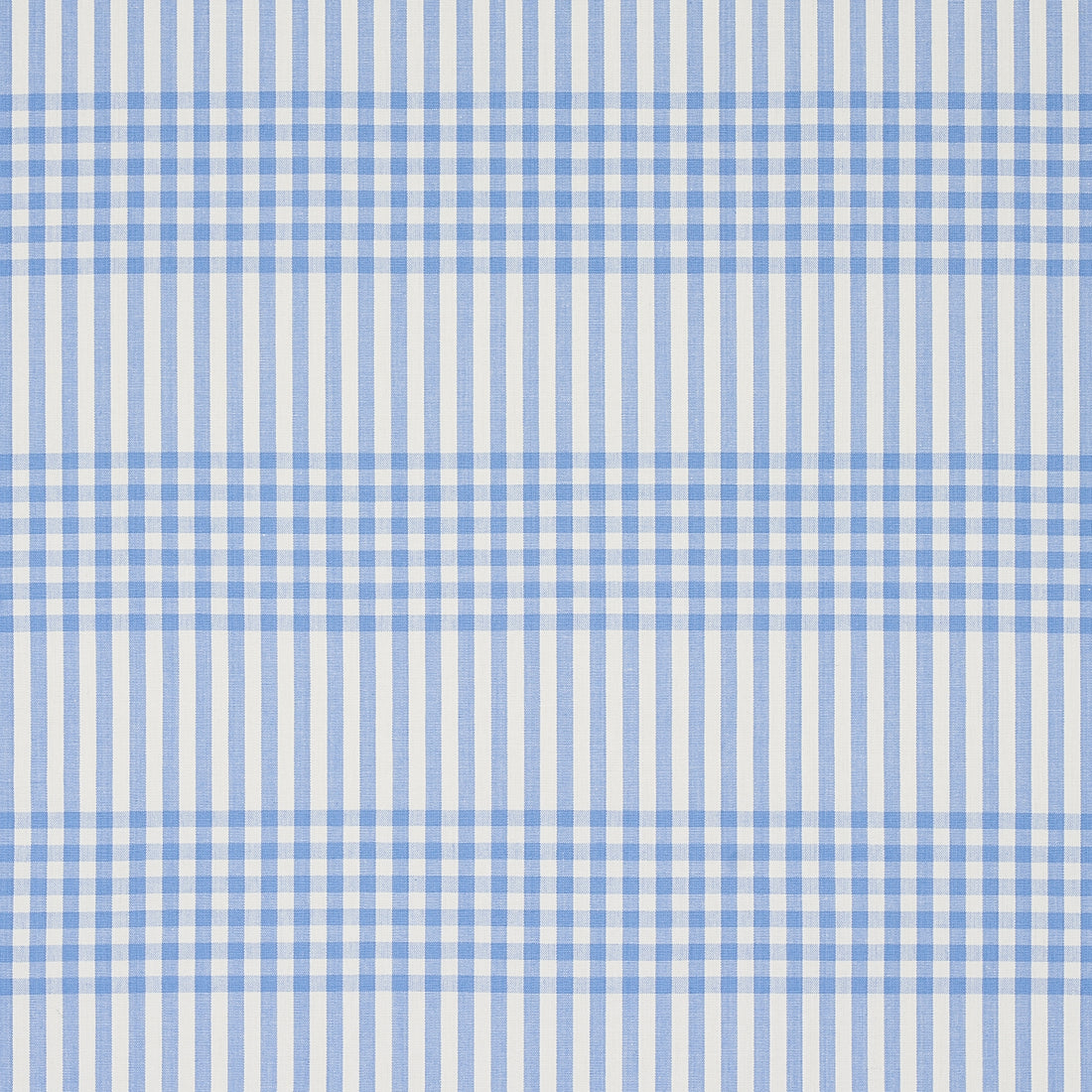 Bergen Plaid fabric in sky color - pattern number 80803 - by Schumacher in the Smith Street collection