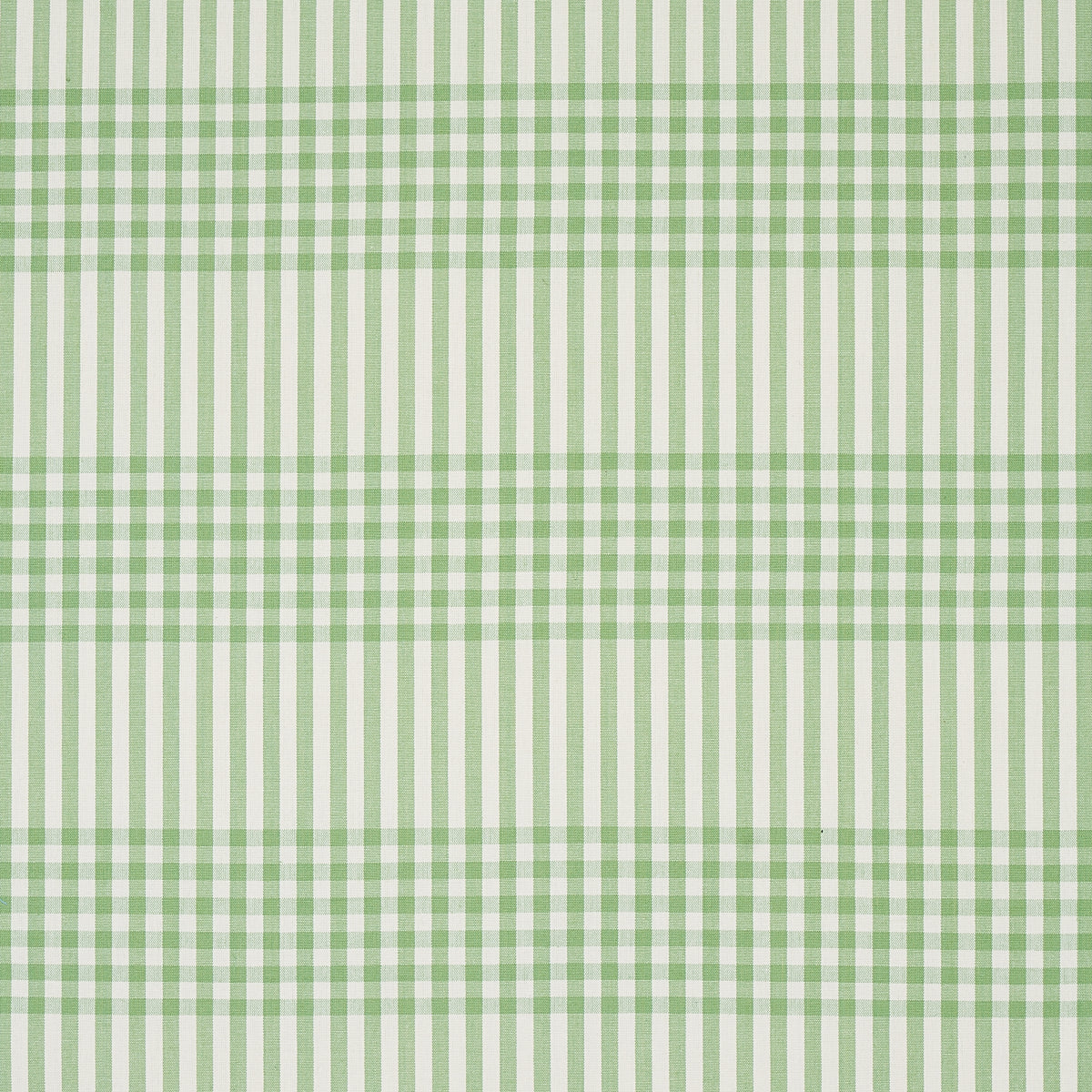 Bergen Plaid fabric in green color - pattern number 80804 - by Schumacher in the Smith Street collection