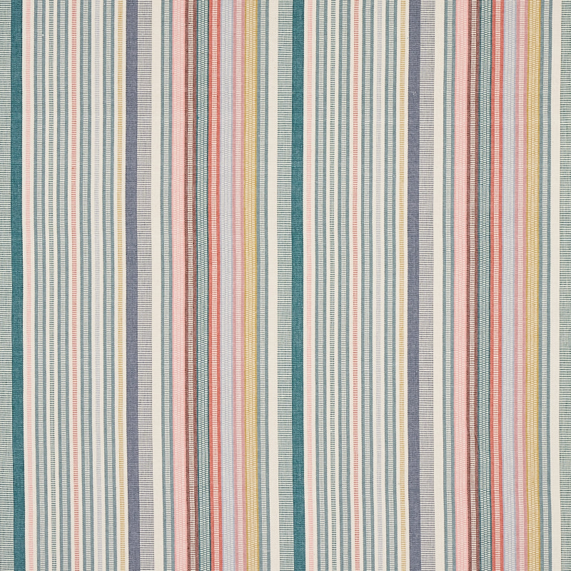 Ripple Hand Woven Stripe fabric in mineral color - pattern number 80822 - by Schumacher in the A Rum Fellow collection