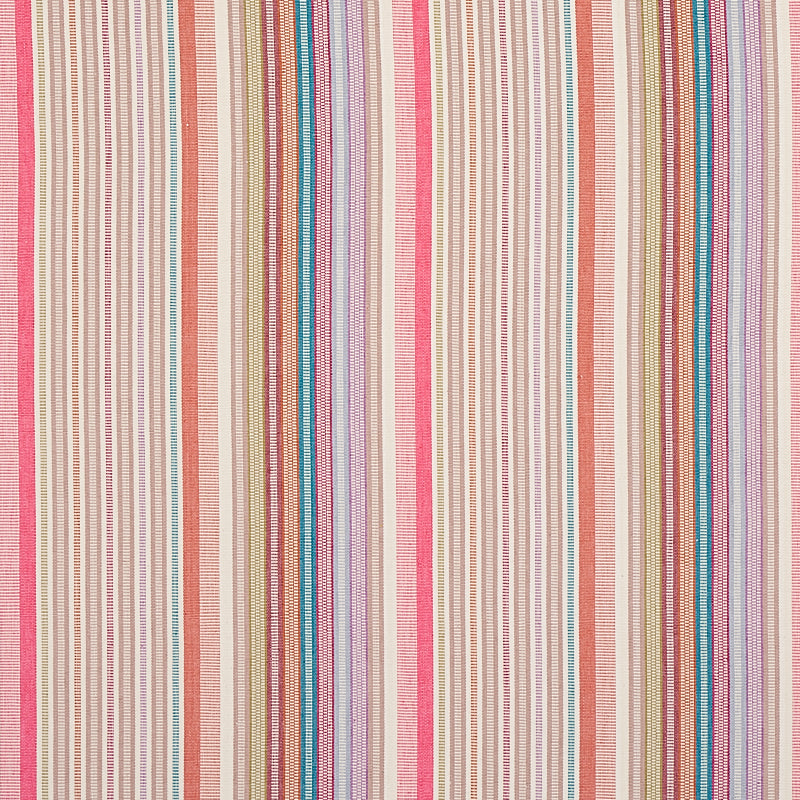 Ripple Hand Woven Stripe fabric in macaroon color - pattern number 80823 - by Schumacher in the A Rum Fellow collection