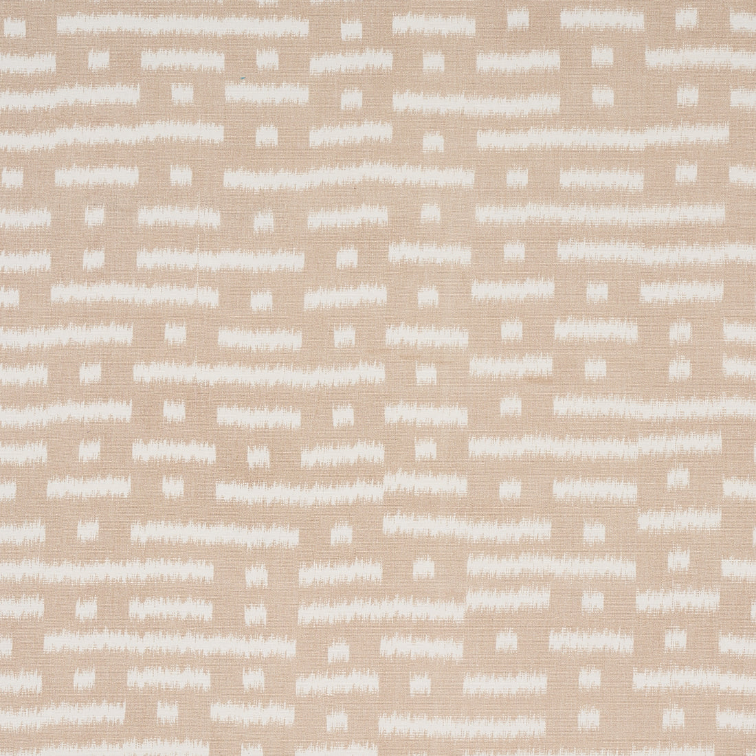 Abstract Ikat fabric in natural color - pattern number 80830 - by Schumacher in the Smith Street collection