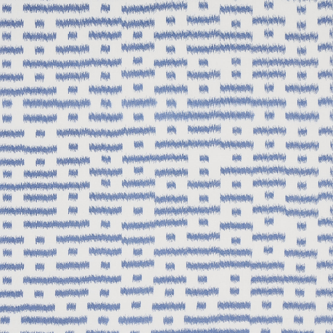 Abstract Ikat fabric in indigo color - pattern number 80832 - by Schumacher in the Smith Street collection