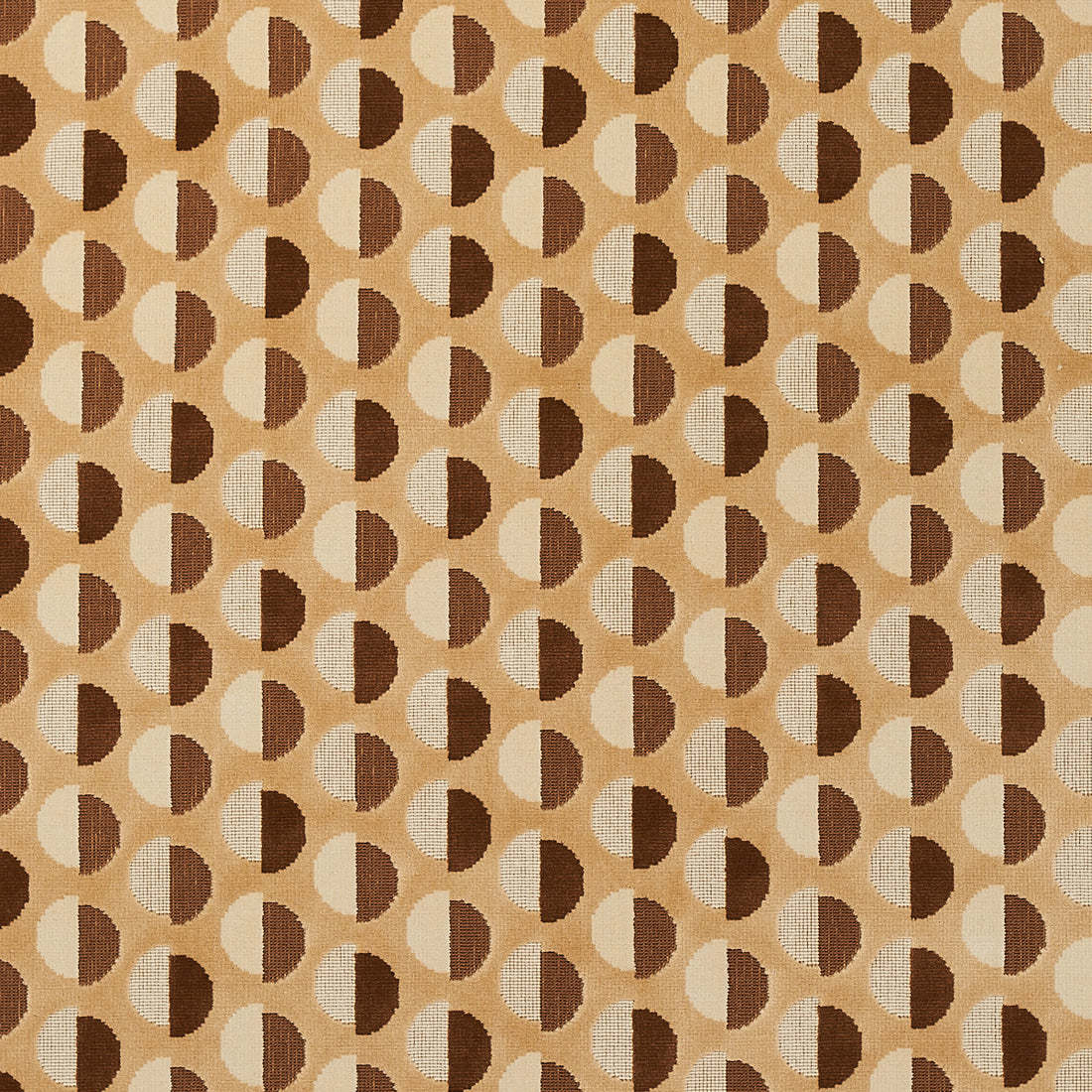 Half Moon Velvet fabric in camel color - pattern number 80852 - by Schumacher in the Smith Street collection