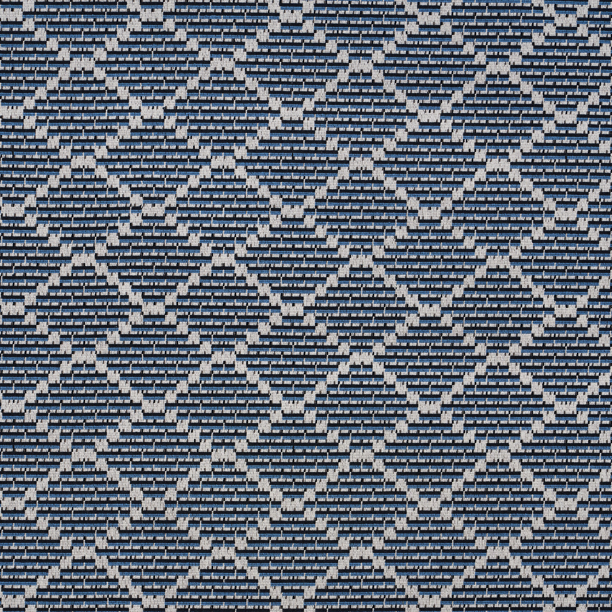 Berg Epingle fabric in indigo color - pattern number 80991 - by Schumacher in the Stephanie Seal Brown collection