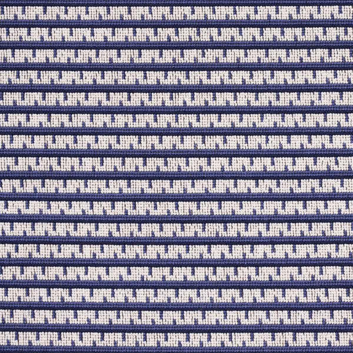 Struktur Epingle fabric in lapis color - pattern number 81041 - by Schumacher in the Stephanie Seal Brown collection