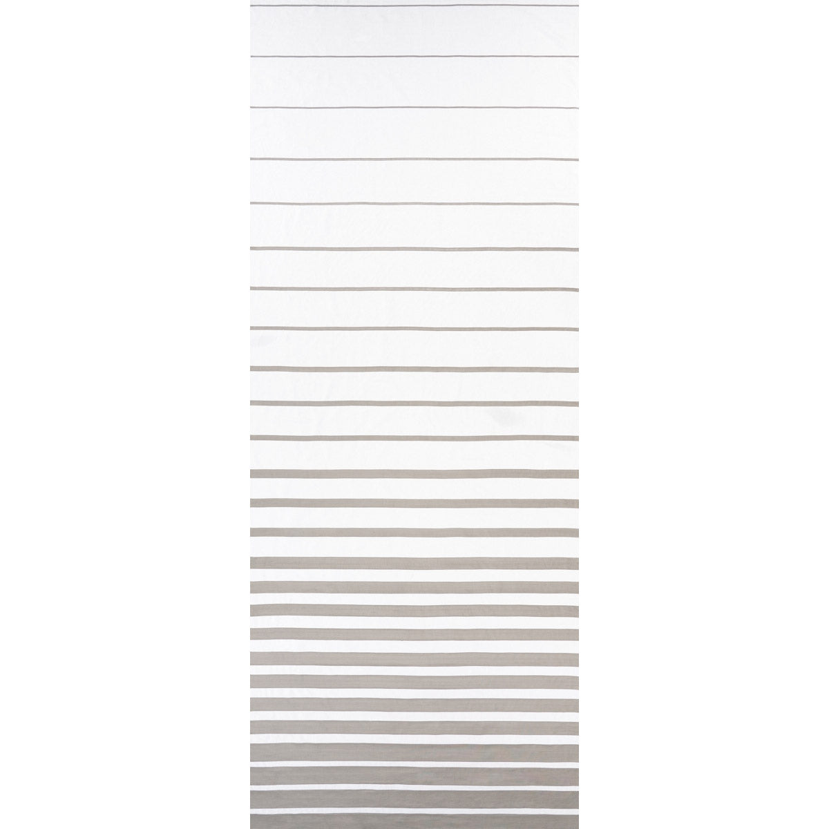 Ribbon Applique Panel fabric in grey on ivory color - pattern number 81140 - by Schumacher in the Miles Redd collection