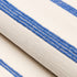 Cambaya Handwoven Stripe fabric in blue color - pattern number 81391 - by Schumacher in the Onora collection