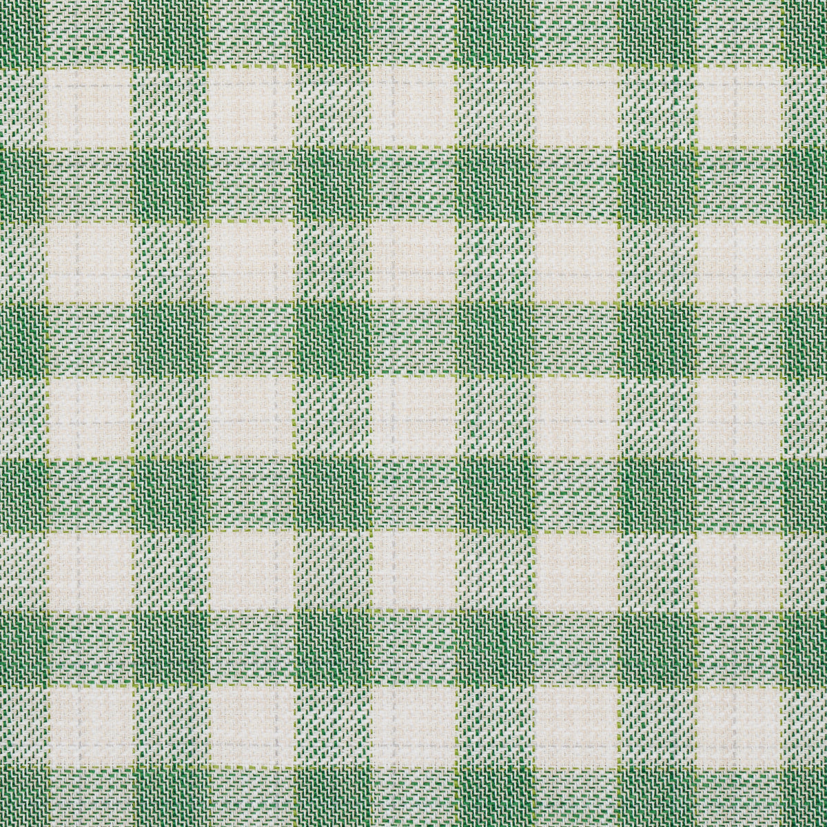 Martina Plaid Indoor Outdoor fabric in green color - pattern number 81411 - by Schumacher in the Easy Elements collection