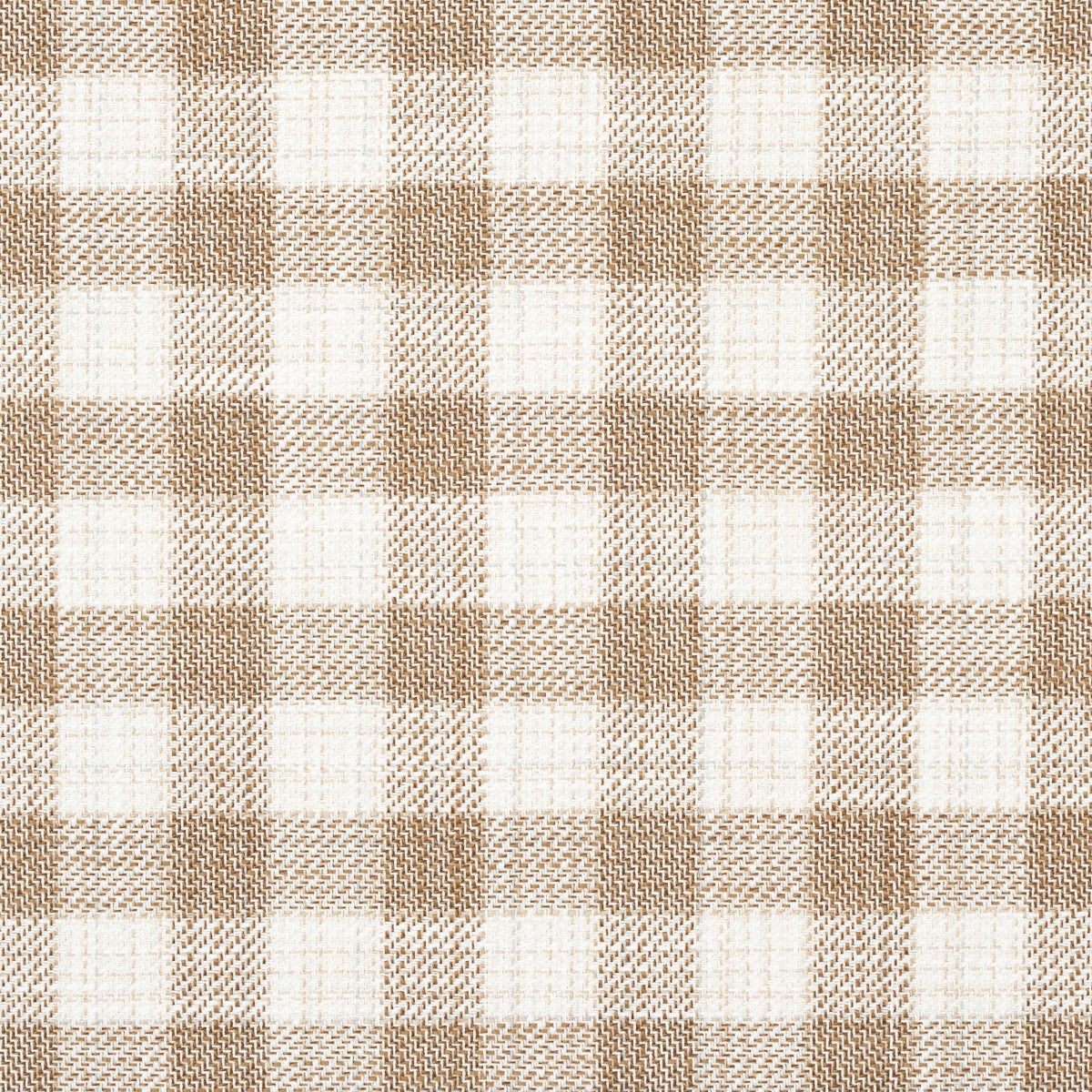 Martina Plaid Indoor Outdoor fabric in natural color - pattern number 81412 - by Schumacher in the Easy Elements collection
