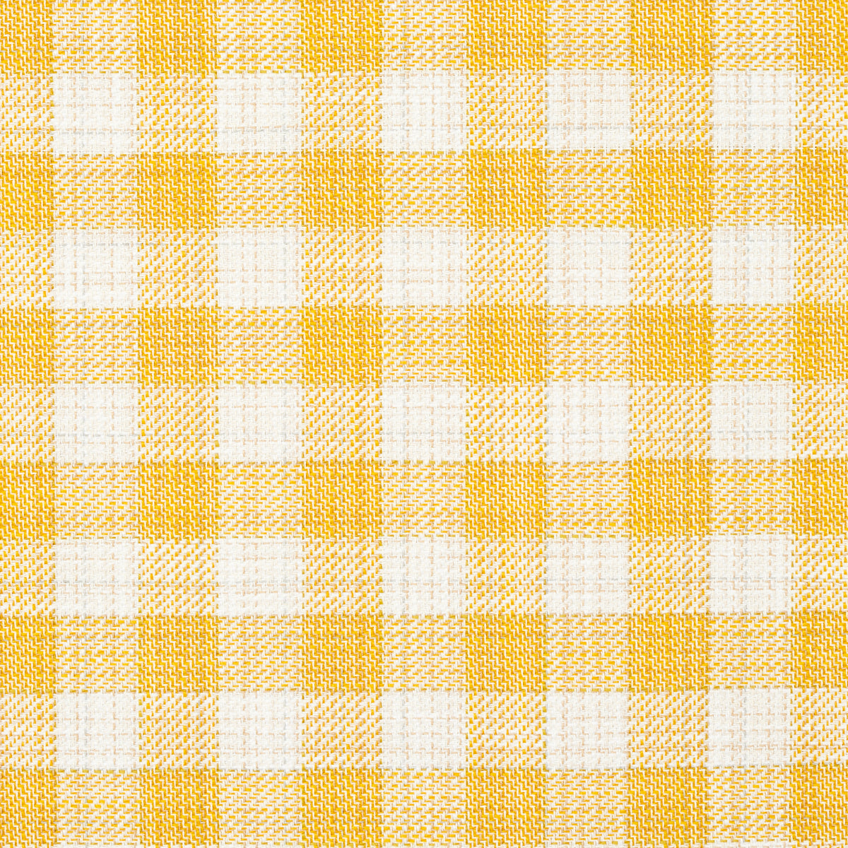 Martina Plaid Indoor Outdoor fabric in yellow color - pattern number 81413 - by Schumacher in the Easy Elements collection