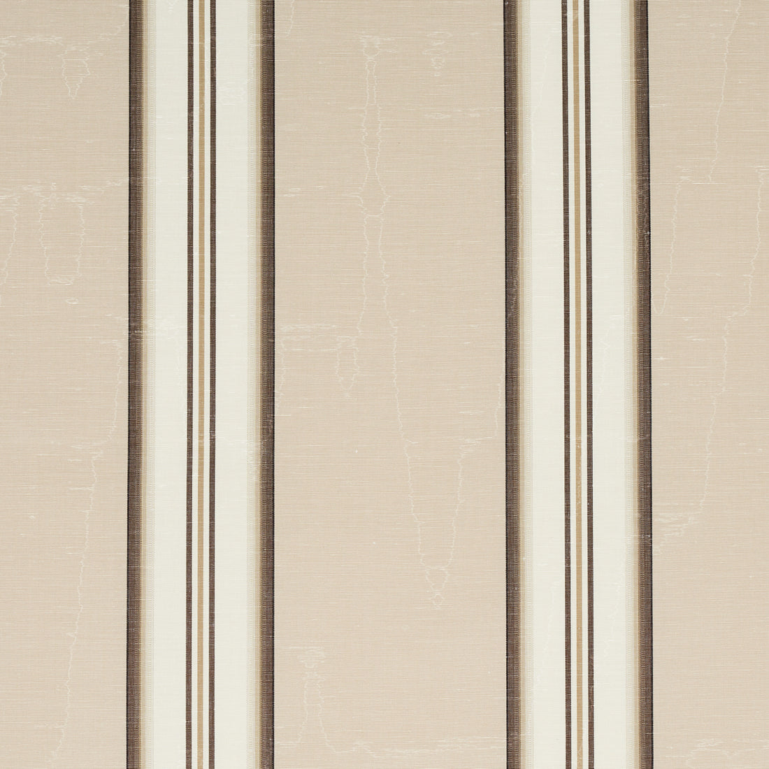Randolph Stripe Moire fabric in shell color - pattern number 81422 - by Schumacher in the Williamsburg collection