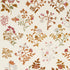 Raleigh Crewel Embroidery fabric in autumn color - pattern number 81430 - by Schumacher in the Williamsburg collection