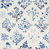 Raleigh Crewel Embroidery fabric in cornflower color - pattern number 81431 - by Schumacher in the Williamsburg collection