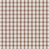 Crawford Linen Check fabric in Brown color - pattern number 81455 - by Schumacher in the Woven Essentials collection