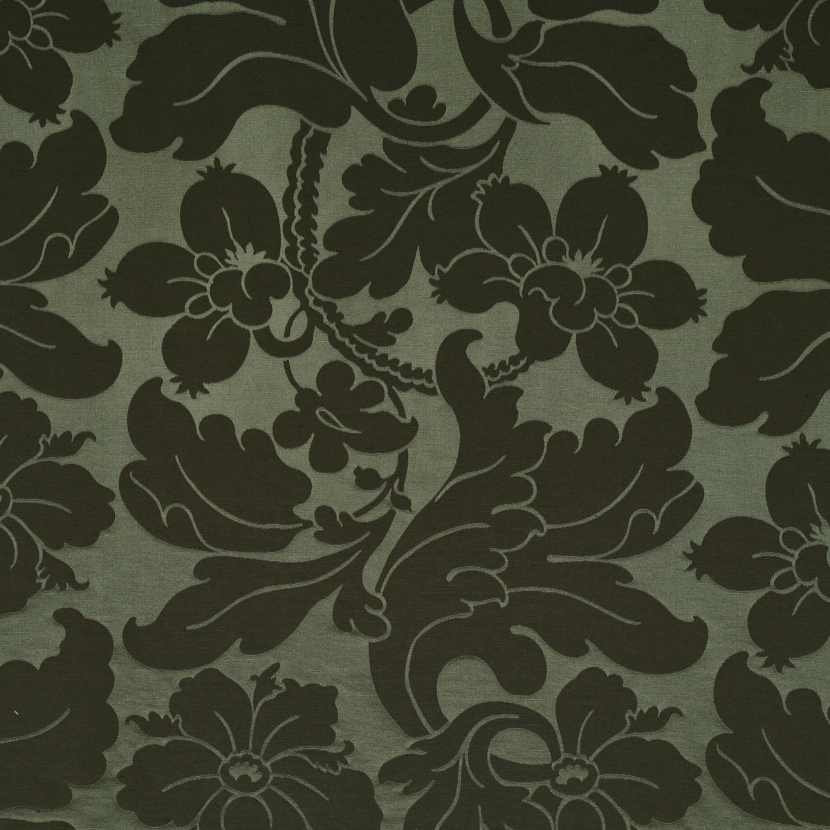 Dandridge Damask fabric in magnolia color - pattern number 81460 - by Schumacher in the Williamsburg collection