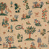 Garden Fantasie fabric in document color - pattern number 81480 - by Schumacher in the Uncommon Threads collection