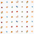 Tiny Things Embroidery fabric in multi color - pattern number 81500 - by Schumacher in the Uncommon Threads collection