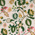 Mandevilla Embroidery fabric in pink and green color - pattern number 81511 - by Schumacher in the Uncommon Threads collection