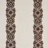 Joelle Stripe fabric in chocolate color - pattern number 81540 - by Schumacher in the Uncommon Threads collection