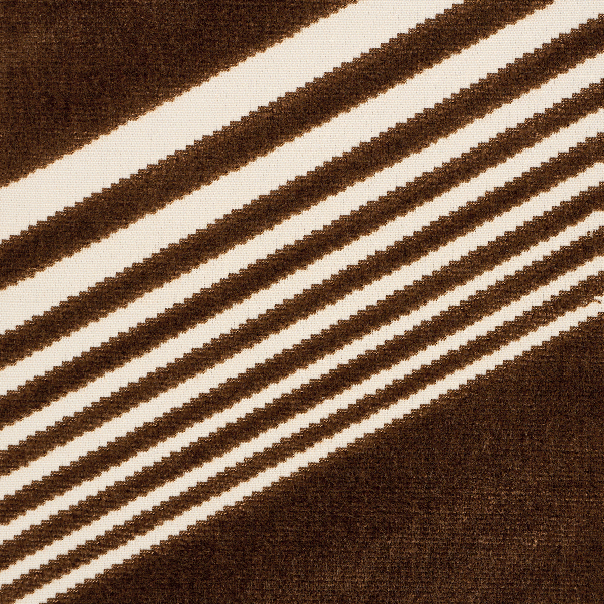 Jessie Cut Velvet fabric in sable color - pattern number 81575 - by Schumacher in the Cut &amp; Patterned Velvets collection