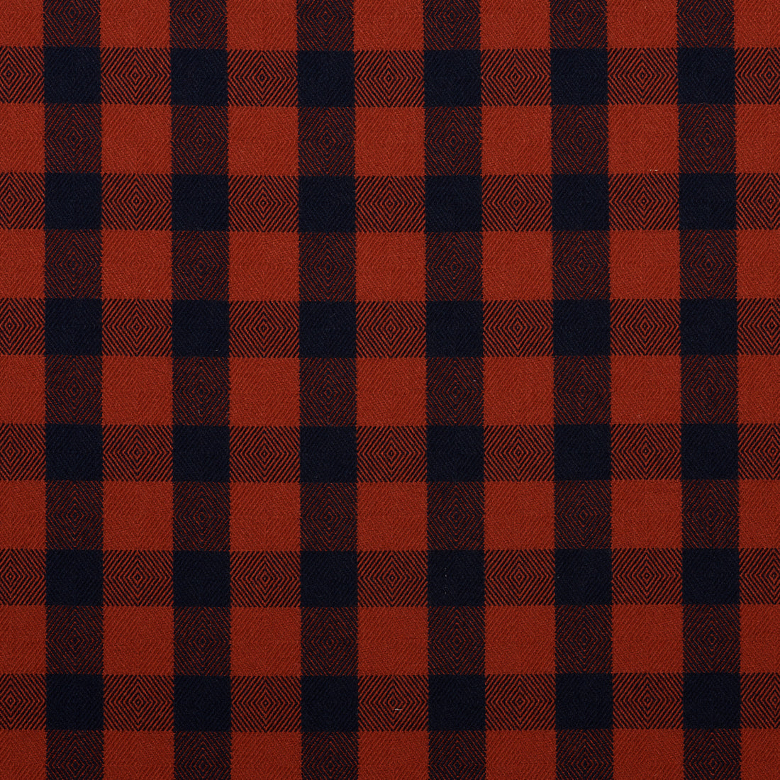 Galt Wool Check fabric in americana color - pattern number 81610 - by Schumacher in the A Country Life collection