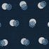 Taylor Embroidery fabric in sky on navy color - pattern number 81843 - by Schumacher in the Easy Elements collection