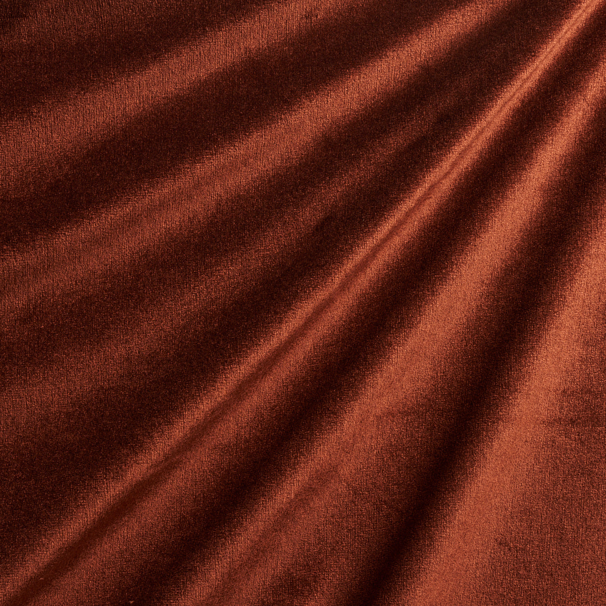 Sumptuous Silk Wool Velvet fabric in mahogany color - pattern number 81890 - by Schumacher in the Patterson Flynn collection