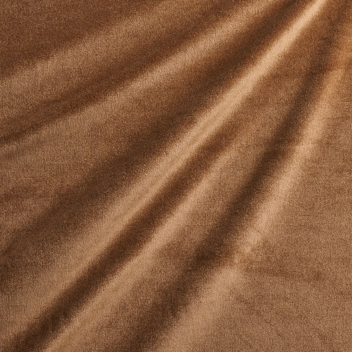 Sumptuous Silk Wool Velvet fabric in camel color - pattern number 81891 - by Schumacher in the Patterson Flynn collection