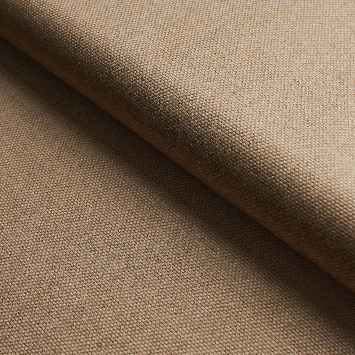 Atticus Wool fabric in camel color - pattern number 81922 - by Schumacher in the Patterson Flynn collection