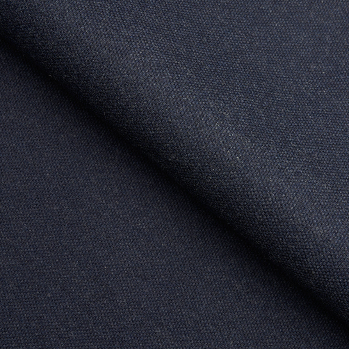 Atticus Wool fabric in navy color - pattern number 81924 - by Schumacher in the Patterson Flynn collection