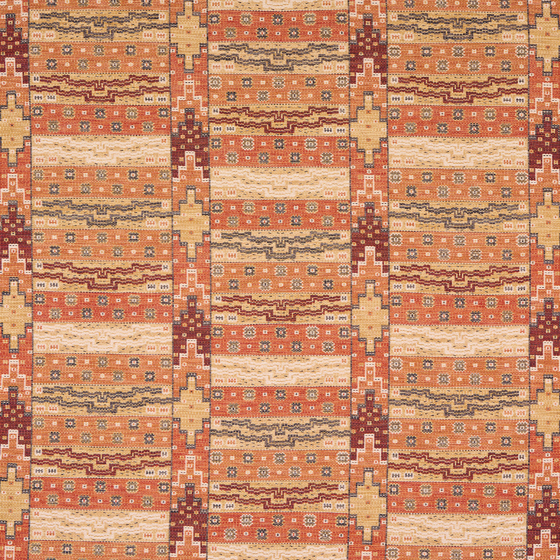 Fairuza Flatweave fabric in spice color - pattern number 81990 - by Schumacher in the Uncommon Threads collection