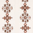 Nadira Embroidery fabric in cocoa color - pattern number 82071 - by Schumacher in the Bohemia collection