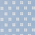 Thandie Embroidery fabric in ivory on chambray color - pattern number 82122 - by Schumacher in the Bohemia collection