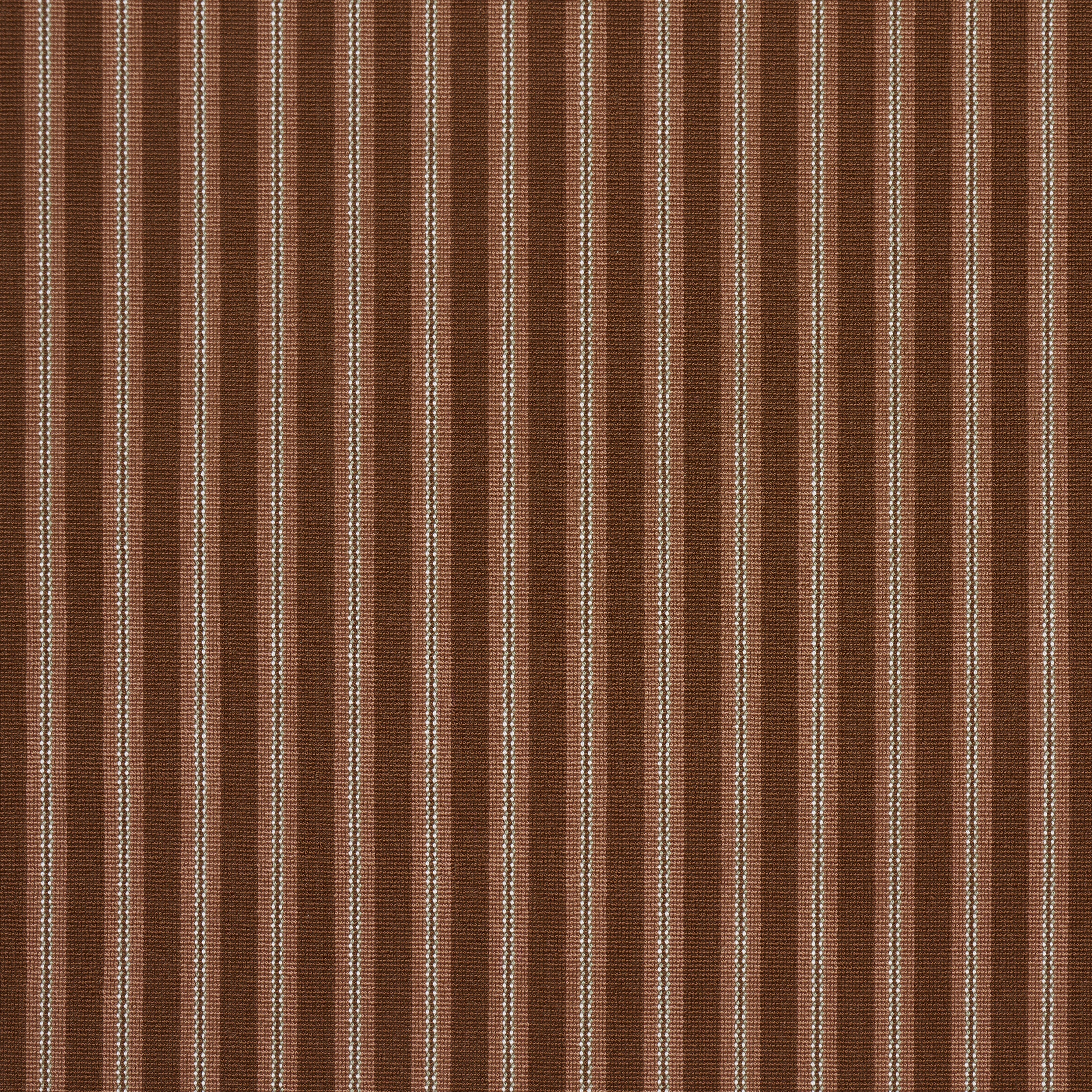 Benson Stripe Épinglé fabric in chestnut rose color - pattern number 82183 - by Schumacher in the Atelier Paris collection