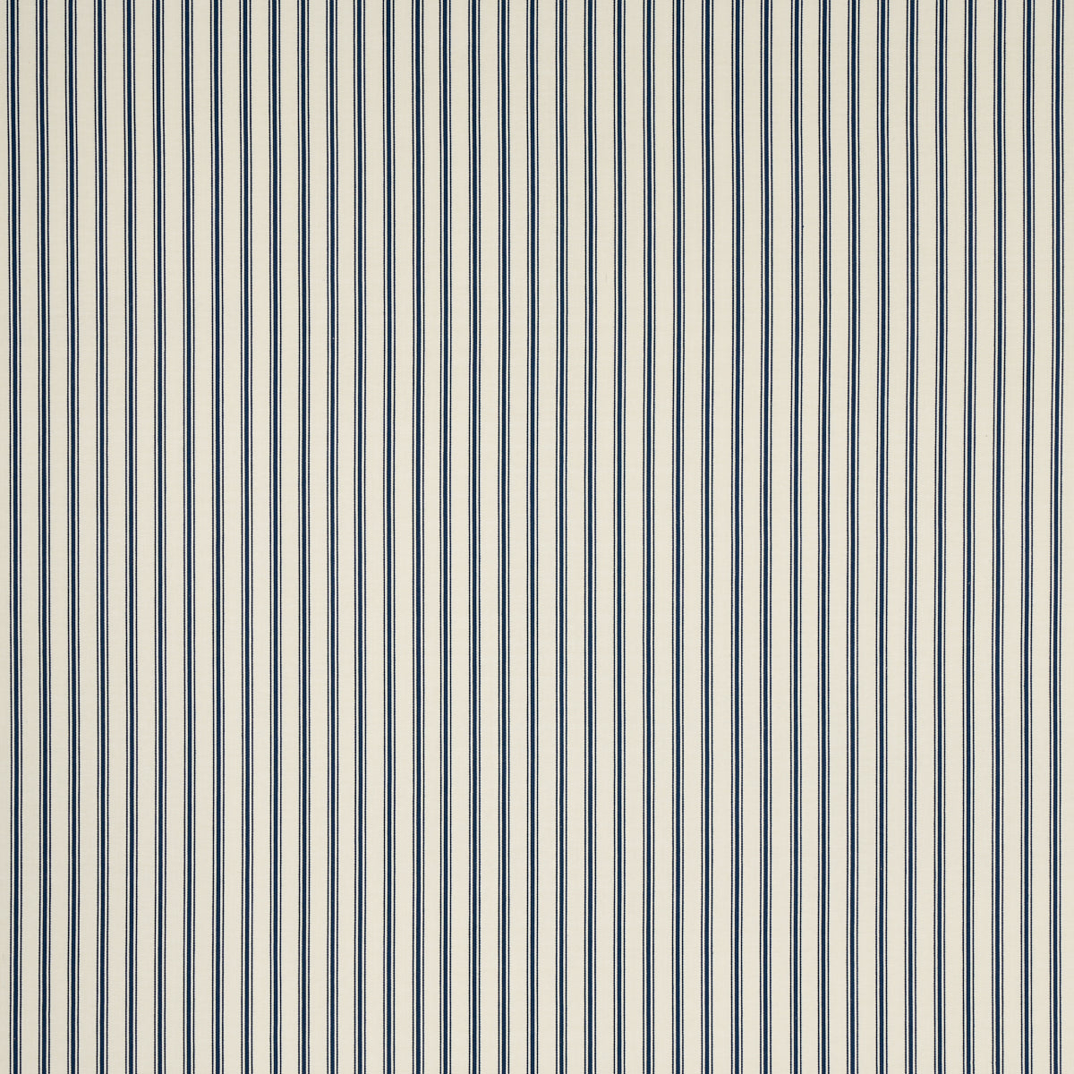 Marquet Ticking Stripe fabric in navy color - pattern number 82200 - by Schumacher in the New Traditional:  Provencal collection