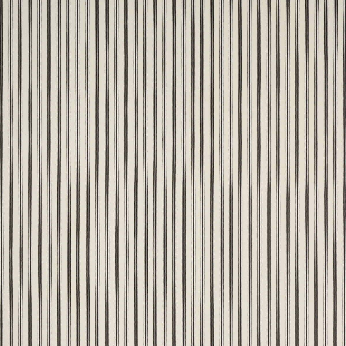 Marquet Ticking Stripe fabric in carbon color - pattern number 82201 - by Schumacher in the New Traditional:  Provencal collection