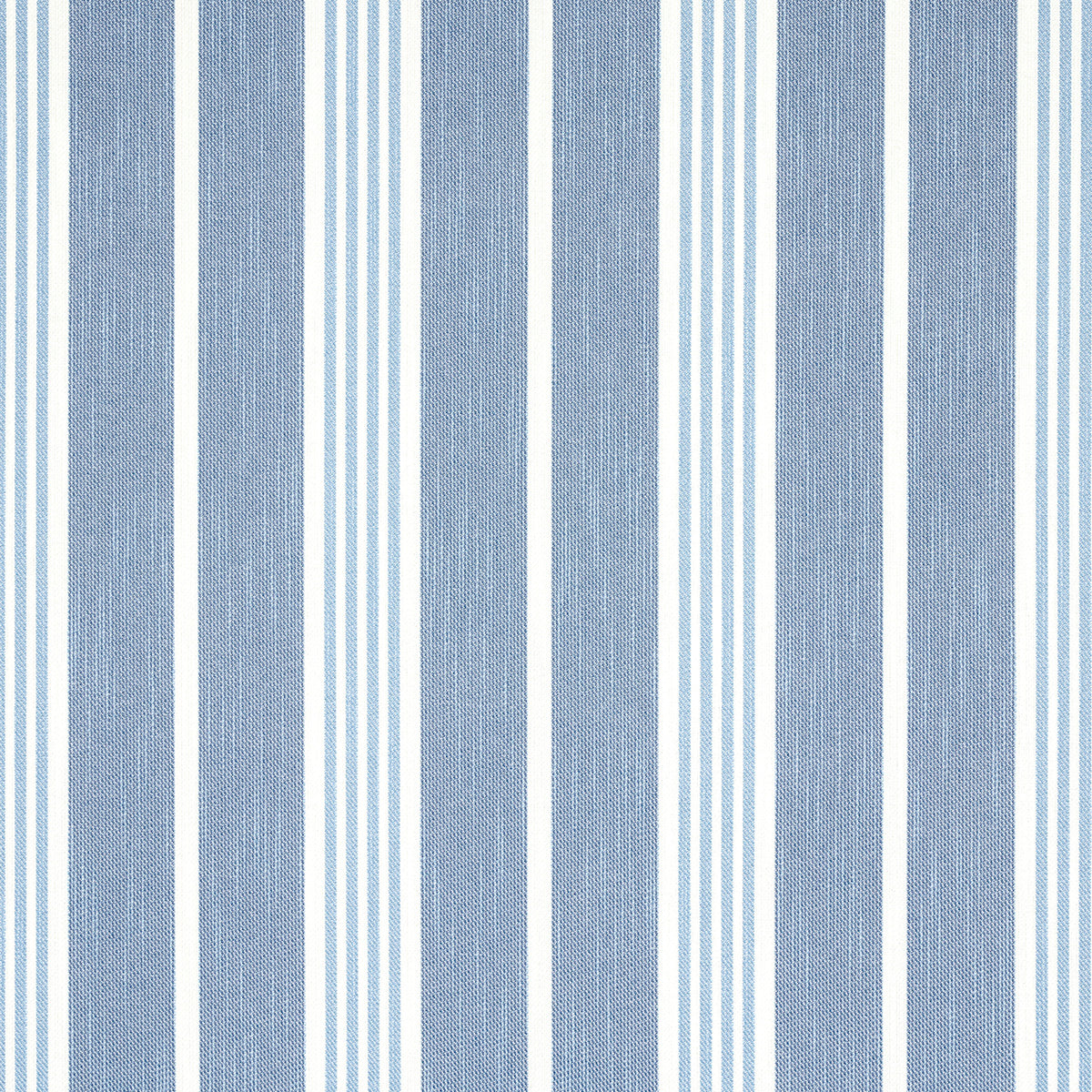 Hampton Stripe Indoor Outdoor fabric in pool color - pattern number 82301 - by Schumacher in the Mary Mcdonald collection