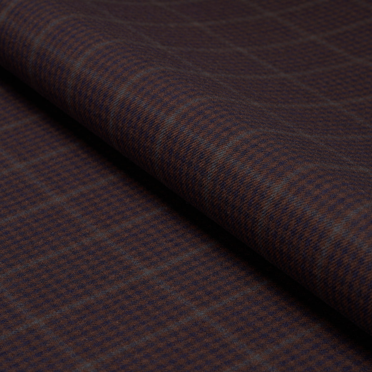 Aldridge Wool Houndstooth fabric in burgundy color - pattern number 82332 - by Schumacher in the Patterson Flynn collection