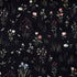 Primavera Velvet fabric in black color - pattern number 82540 - by Schumacher in the Charlap Hyman & Herrero collection