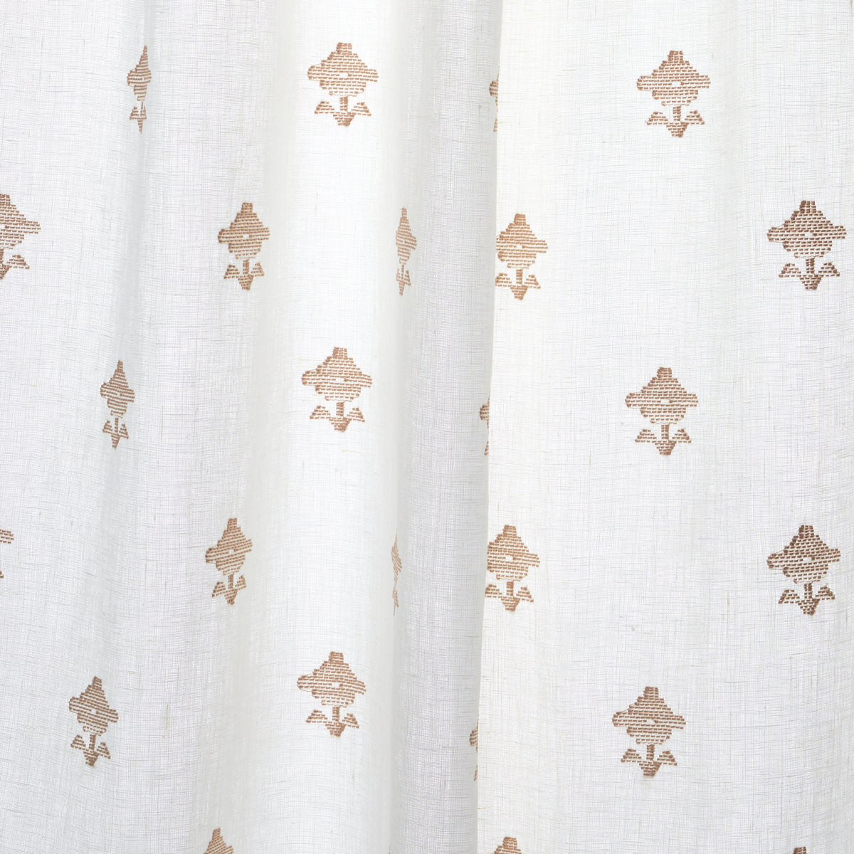 Rubia Sheer fabric in ivory color - pattern number 82550 - by Schumacher in the Essentials: Sheers &amp; Casements collection
