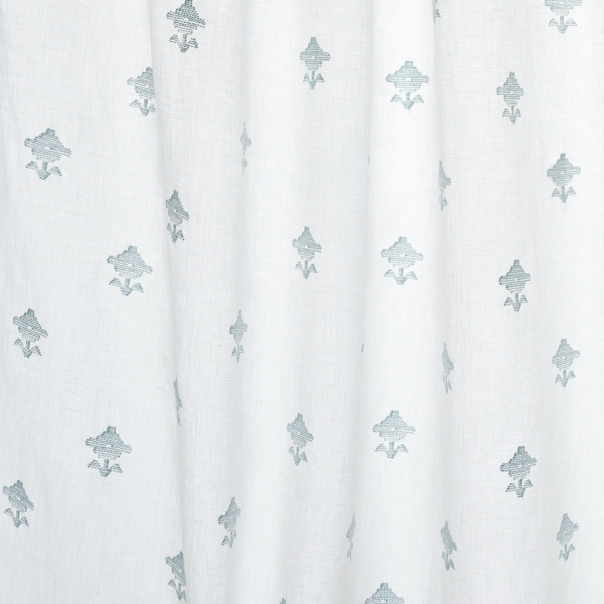 Rubia Sheer fabric in sky color - pattern number 82551 - by Schumacher in the Essentials: Sheers &amp; Casements collection