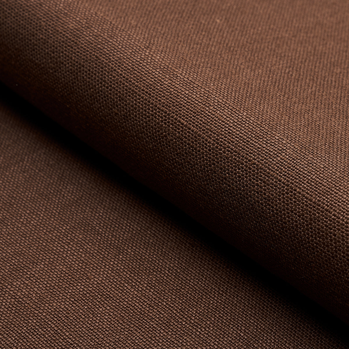 Piet Performance Linen fabric in brown color - pattern number 82594 - by Schumacher in the Perfect Basics: Linen collection