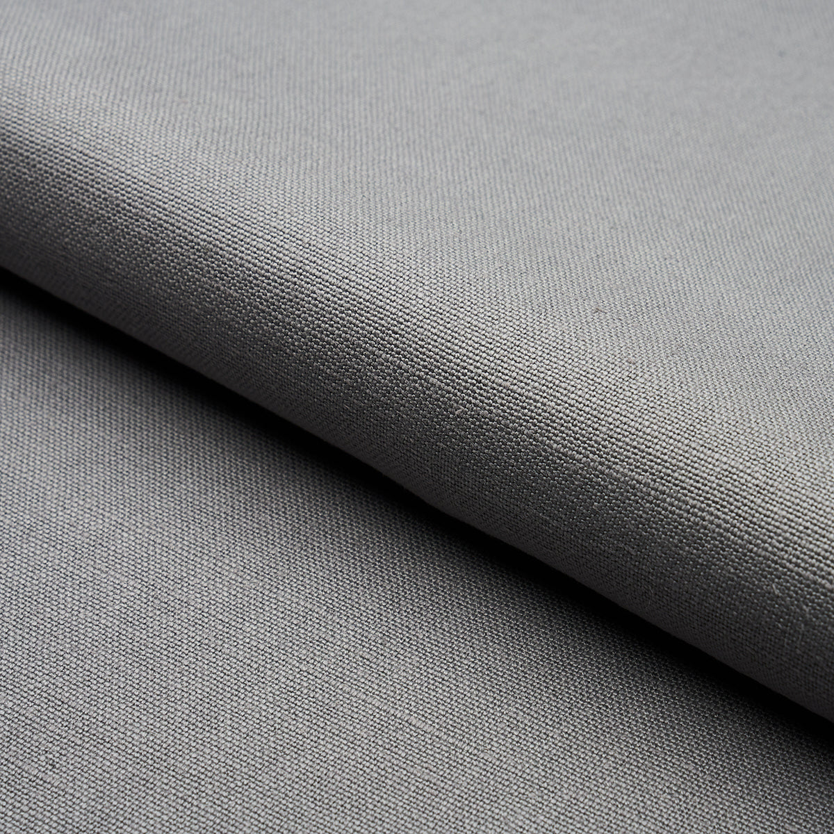 Piet Performance Linen fabric in grey color - pattern number 82607 - by Schumacher in the Perfect Basics: Linen collection