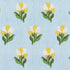 Rosina Floral fabric in marigold color - pattern number 82632 - by Schumacher in the New Old-Fashioned collection