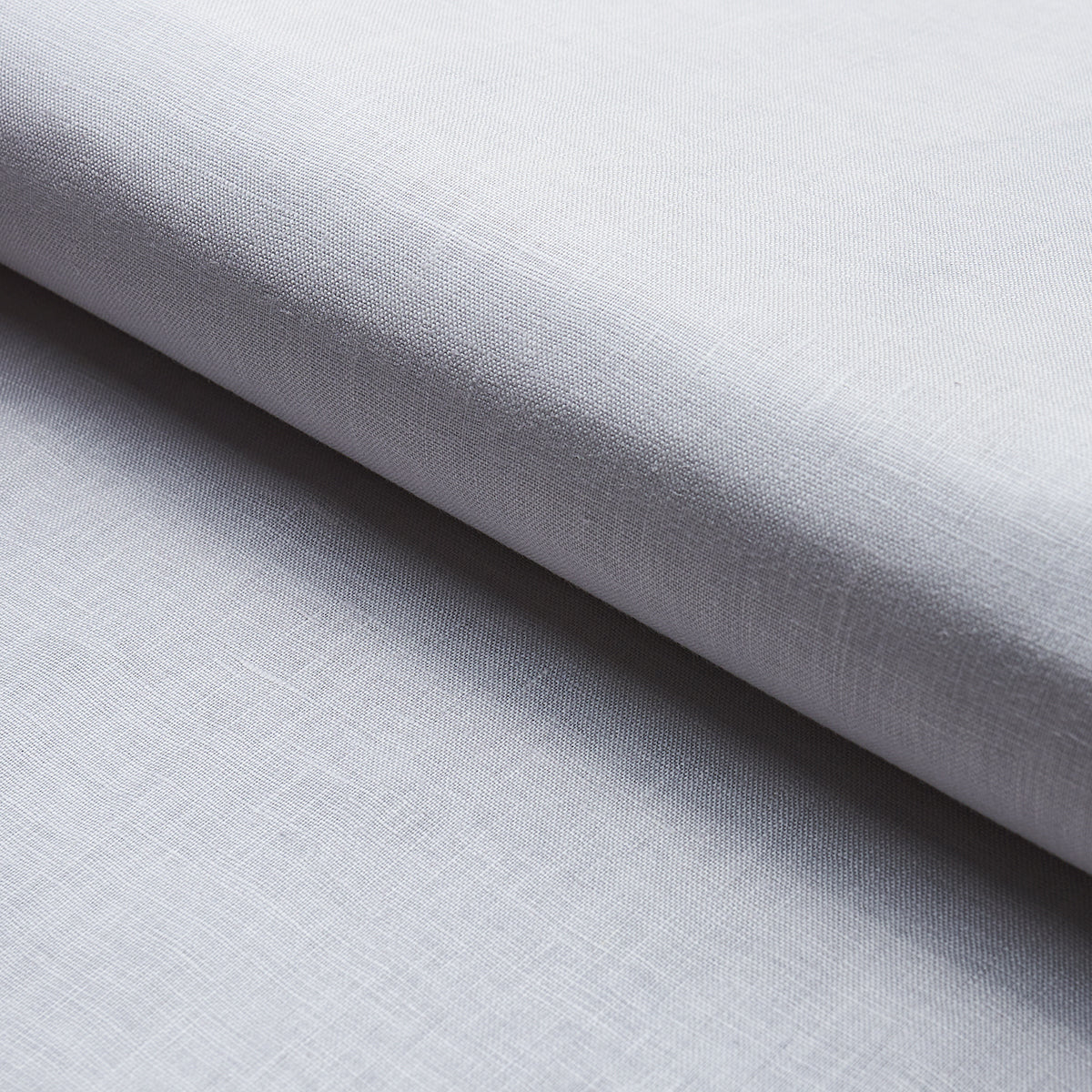 Lange Glazed Linen fabric in soft grey color - pattern number 82683 - by Schumacher in the Perfect Basics: Linen collection