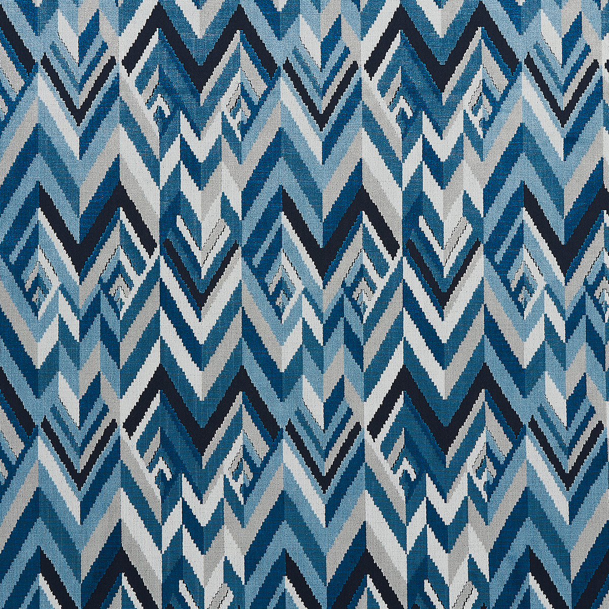 Taylor Velvet fabric in lapis color - pattern number 82740 - by Schumacher in the Regine collection