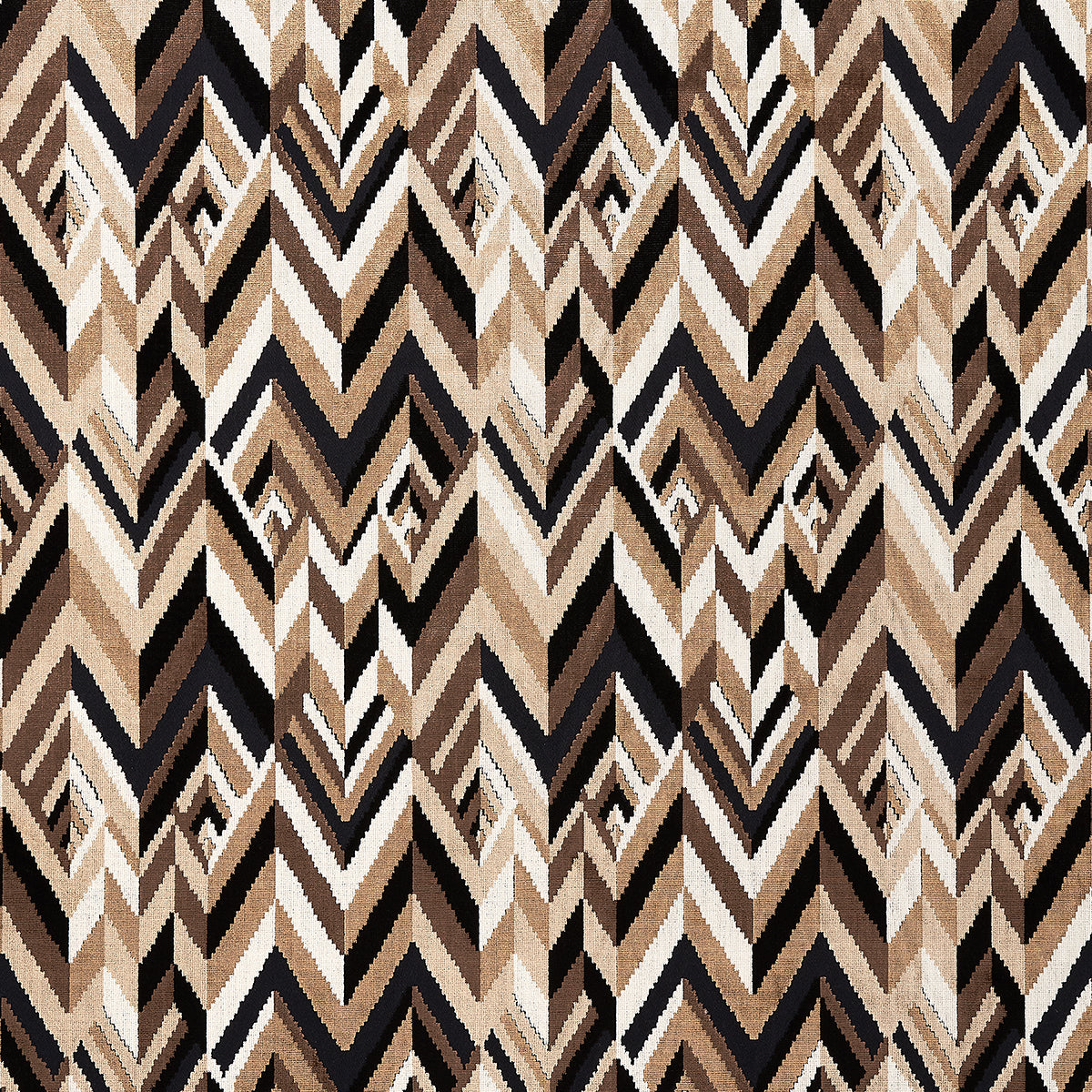 Taylor Velvet fabric in espresso color - pattern number 82742 - by Schumacher in the Regine collection