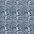 Zebra Palm Indoor Outdoor fabric in navy color - pattern number 82781 - by Schumacher in the Swing Time Indoor/Outdoor collection