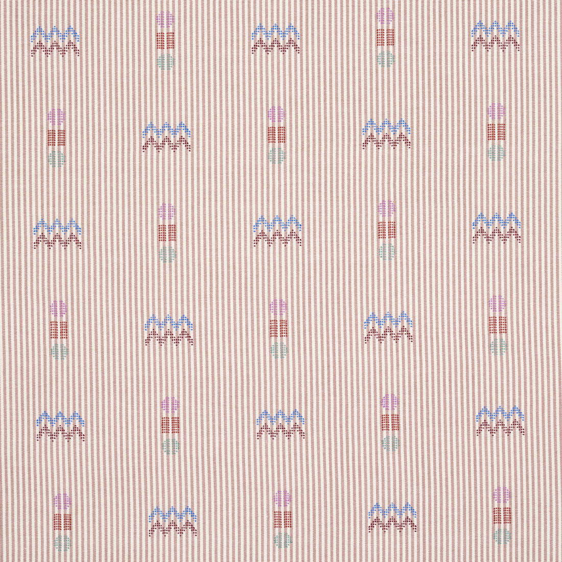Ribbon fabric in fiesta color - pattern number 82850 - by Schumacher in the A Rum Fellow collection